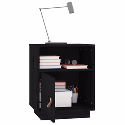 VidaXL 818324 nightstand/bedside table Black - Additional view 5
