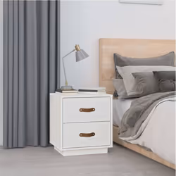 VidaXL 818328 nightstand/bedside table White