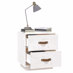 VidaXL 818328 nightstand/bedside table White - Additional view 4