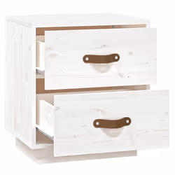 VidaXL 818328 nightstand/bedside table White - Additional view 6