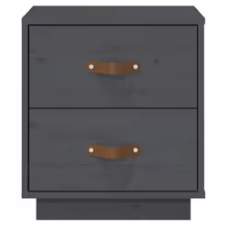 VidaXL 818329 nightstand/bedside table Grey - Additional view 5