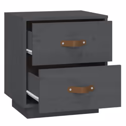 VidaXL 818329 nightstand/bedside table Grey - Additional view 6