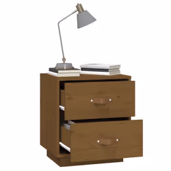 VidaXL 818331 nightstand/bedside table Brown - Additional view 4