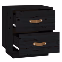 VidaXL 818334 nightstand/bedside table Black - Additional view 8