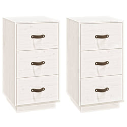 VidaXL 818338 nightstand/bedside table White