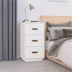 VidaXL 818338 nightstand/bedside table White
