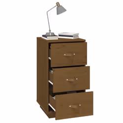 VidaXL 818341 nightstand/bedside table Brown - Additional view 4