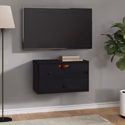 VidaXL 818354 shelve Pine, Wood Black