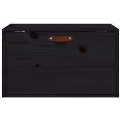 VidaXL 818354 shelve Pine, Wood Black