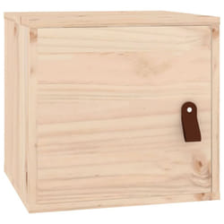 vidaXL Wall Cabinet Hanging Storage Cabinet Wall Cupboard Solid Wood Pine - brown, 1 pcs