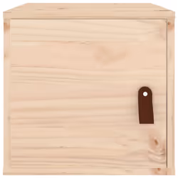 vidaXL Wall Cabinet Hanging Storage Cabinet Wall Cupboard Solid Wood Pine - brown, 1 pcs