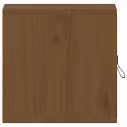vidaXL Wall Cabinet Hanging Storage Cabinet Wall Cupboard Solid Wood Pine - honey brown, 2 pcs - Additional view 4