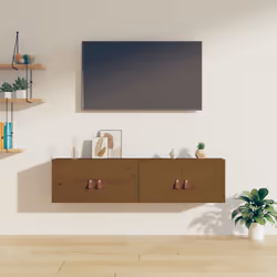 VidaXL 818372 shelve Pine, Wood Brown