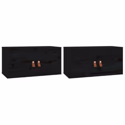 VidaXL 818374, Pine, Wood, Black, 60 kg, 600 mm, 300 mm, 300 mm