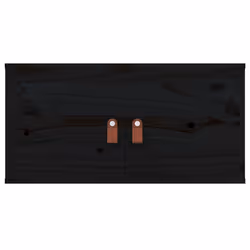 VidaXL 818374 shelve Pine, Wood Black - Additional view 4