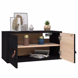 VidaXL 818374 shelve Pine, Wood Black - Additional view 8