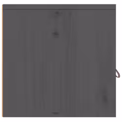vidaXL 1/2x Solid Wood Pine Wall Cabinet Floating Rack Wall Unit Multi Colours - Grey, 2 - Additional view 8