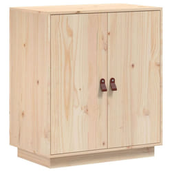 vidaXL Solid Wood Pine Sideboard Wooden Home Organiser Highboard Multi Colours - Brown