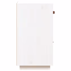 vidaXL Solid Wood Pine Sideboard Wooden Home Organiser Cupboard Multi Colours - White - Additional view 7