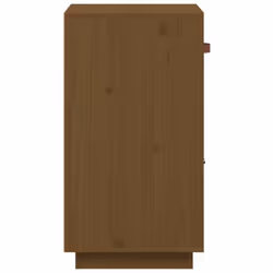 vidaXL Solid Wood Pine Sideboard Wooden Home Organiser Cupboard Multi Colours - Honey brown - Additional view 7