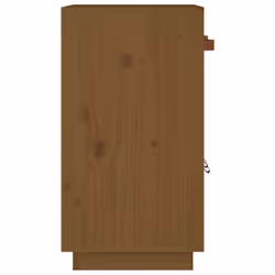 vidaXL Solid Wood Pine Sideboard Wooden Cabinet Home Organiser Multi Colours - Honey Brown - Additional view 4