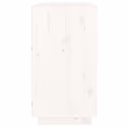 vidaXL Solid Wood Pine Sideboard Wooden Home Organiser Cupboard Multi Colours - White - Additional view 4