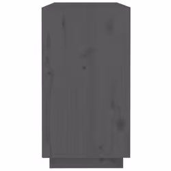 vidaXL Solid Wood Pine Sideboard Wooden Home Organiser Cupboard Multi Colours - Grey - Additional view 4