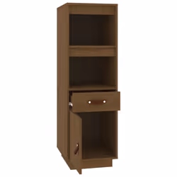 vidaXL Solid Wood Pine Highboard High Sideboard Cabinet Cupboard Multi Colours - Honey brown - Additional view 6