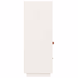 vidaXL Solid Wood Pine Highboard Wooden Buffet Cabinet Cupboard Multi Colours - White - Additional view 7