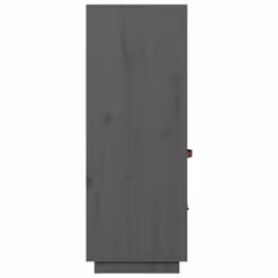 vidaXL Solid Wood Pine Highboard Wooden Buffet Cabinet Cupboard Multi Colours - Grey - Additional view 7