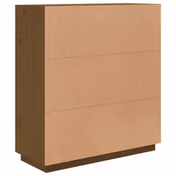 vidaXL Solid Wood Pine Highboard Sideboard Storage Cupboard Multi Colours - Honey brown - Additional view 8
