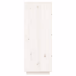 vidaXL Solid Wood Pine Highboard Sideboard Storage Cupboard Multi Colours - White - Additional view 6