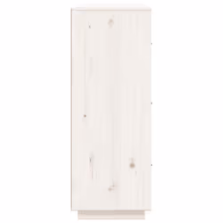 vidaXL Solid Wood Pine Highboard High Sideboard Buffet Cupboard Multi Colours - White - Additional view 6