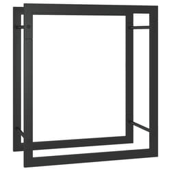 vidaXL Firewood Rack Storage Log Holder Log Store Wood Pile Storage Steel - 50 x 28 x 56 cm