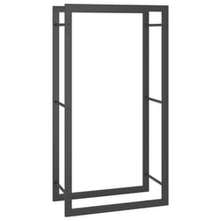 vidaXL Firewood Rack Storage Log Holder Log Store Wood Pile Storage Steel - 50 x 28 x 94 cm