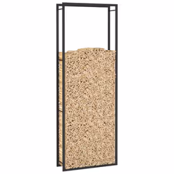 vidaXL Firewood Rack Storage Log Holder Log Store Wood Pile Storage Steel - 80 x 28 x 222 cm - Additional view 5