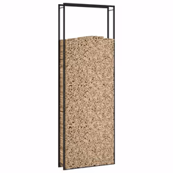 vidaXL Firewood Rack Storage Log Holder Log Store Wood Pile Storage Steel - 110 x 28 x 312 cm - Additional view 5