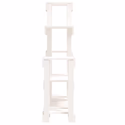 vidaXL Solid Wood Pine Plant Stand Planter Holder Shelf Multi Colours/Sizes - White, 92 x 25 x 97 cm - Additional view 5