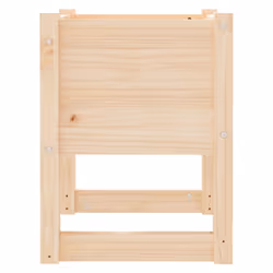 vidaXL 1/2x Solid Wood Pine Planter Raised Bed Flower Box Multi Colours/Sizes - Brown, 40 x 40 x 52.5 cm/1 - Additional view 4