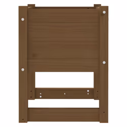 vidaXL 1/2x Solid Wood Pine Planter Raised Bed Flower Box Multi Colours/Sizes - Honey brown, 40 x 40 x 52.5 cm/2 - Additional view 5