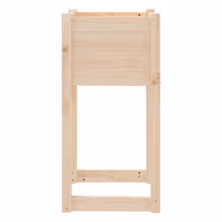 vidaXL 1/2x Solid Wood Pine Planter Raised Bed Flower Box Multi Colours/Sizes - Brown, 40 x 40 x 81 cm/2 - Additional view 5