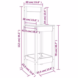 VidaXL 822142 restaurant/dining chair - Additional view 8