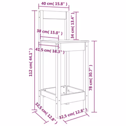 VidaXL 822146 restaurant/dining chair - Additional view 7