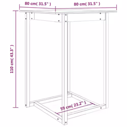 VidaXL 822185 kitchen/dining table - Additional view 5