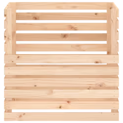 vidaXL Solid Wood Pine Composter Multi Colours 100x100x102 cm/80x80x78 cm - Brown, 80 x 80 x 78 cm - Additional view 4