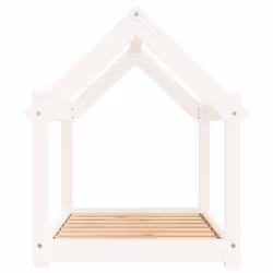 vidaXL Solid Wood Pine Dog Bed Wooden Pet Sofa Dog Couch Multi Colours/Sizes - white, 81 x 60 x 70 cm - Additional view 5