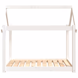 vidaXL Solid Wood Pine Dog Bed Wooden Pet Sofa Dog Couch Multi Colours/Sizes - white, 101 x 70 x 90 cm - Additional view 4