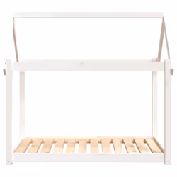 vidaXL Solid Wood Pine Dog Bed Wooden Pet Sofa Dog Couch Multi Colours/Sizes - white, 111 x 80 x 100 cm - Additional view 4