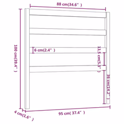 VidaXL 822232 headboard/footboard - Additional view 6