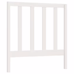 vidaXL Solid Wood Pine Bed Headboard Home Wooden Furniture Multi Colours/Sizes - White